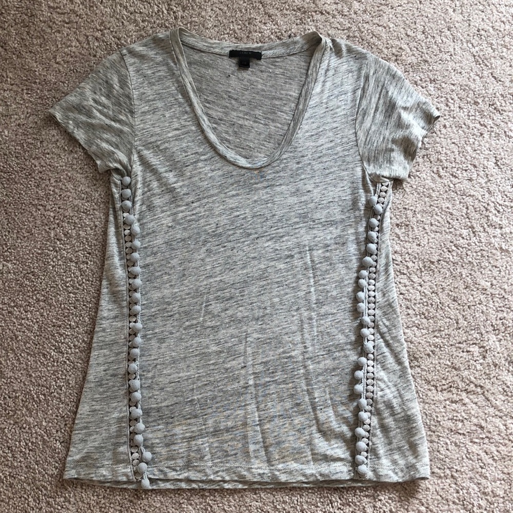 Jcrew linen tee